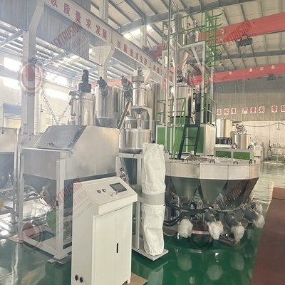 Automatic Plastic PVC compounding powder mixing additives weighing dosing plant