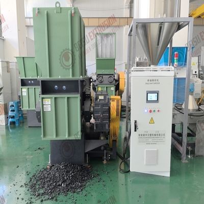 Industrial Plastic Shredder Machine with 22 Kw Motor Power 50MM Screen Sieve and D2/SKD-11 Blades for Efficient Recycling