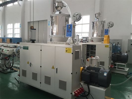 Single Screw Extruder PE Pipe Production Line 16mm - 63mm With Inverter Control